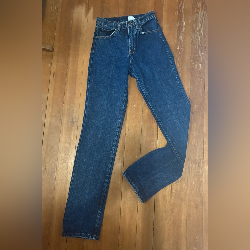 Women's Straight Leg Blue Jeans